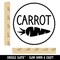 Carrot Text with Image Flavor Scent Rubber Stamp for Stamping Crafting Planners